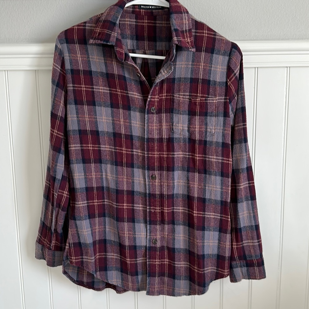 Brandy Melville flannel shirt